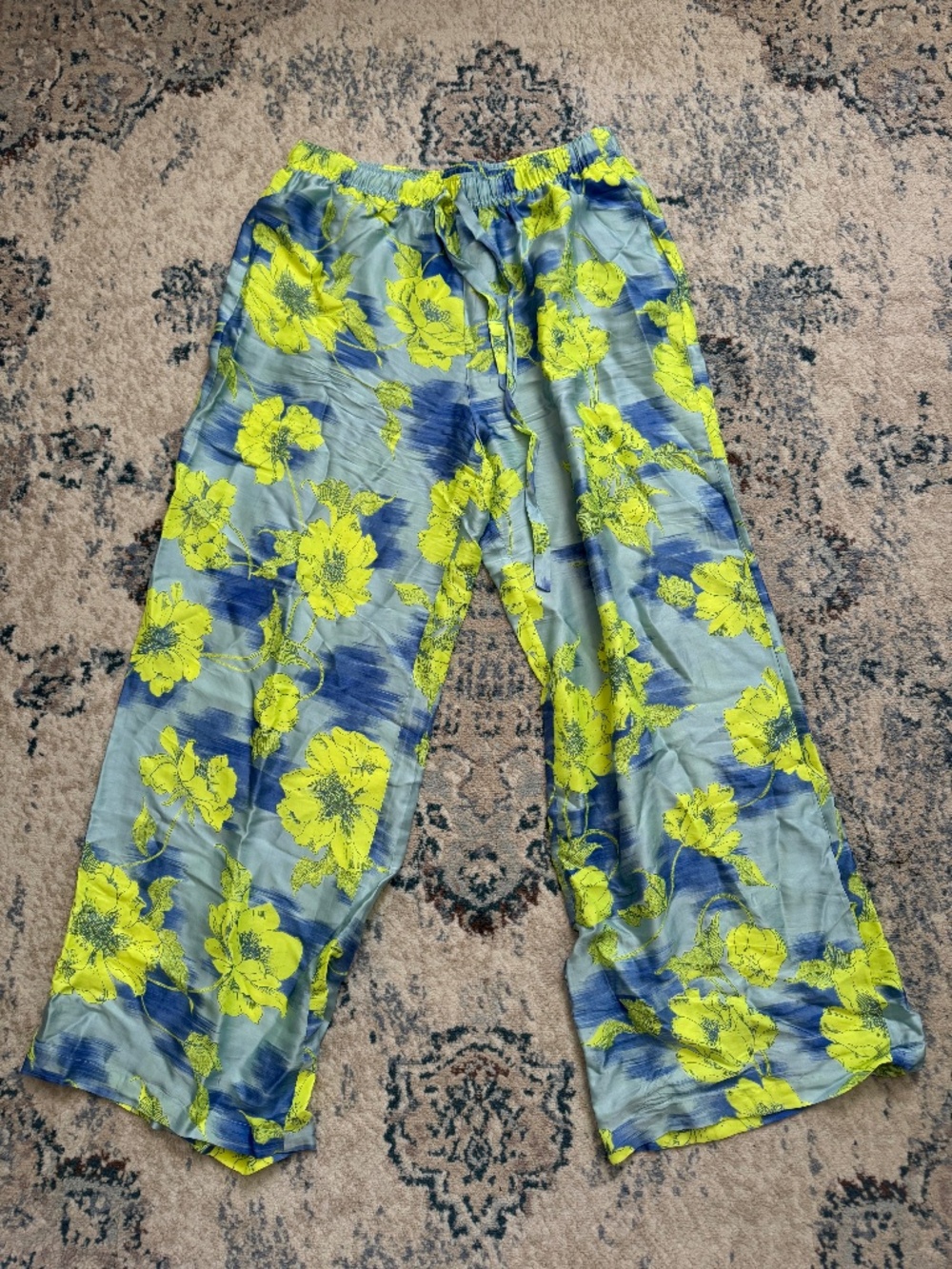 Anthropologie Lyrebird Pajama Pants, Size Medium